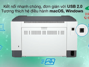 Máy in HP M211d hỗ trợ in hai mặt tự động (Automatic duplexing) giúp tiết kiệm giấy và thời gian