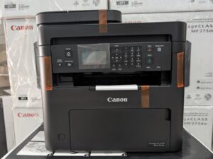 Máy in laser đen trắng đa chức năng Canon imageCLASS MF273dw thế hệ mới với thiết kế nhỏ gọn, hiện đại cho văn phòng.